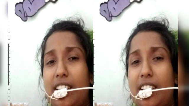 Lankan Babe VC call With BF Showing Boobs